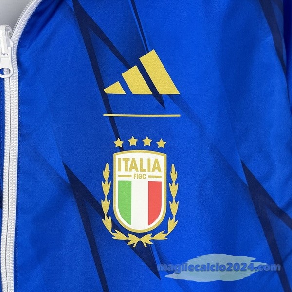 Giacca a vento Italia 2023 Blu I Bianco Poco Prezzo