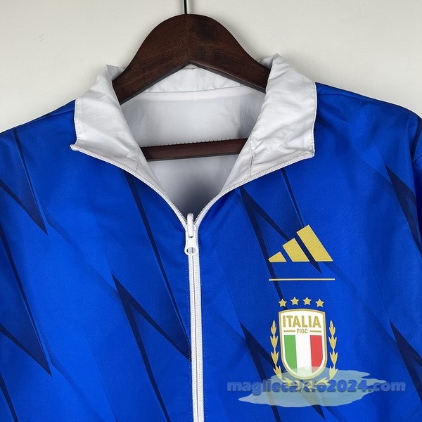 Giacca a vento Italia 2023 Blu I Bianco Poco Prezzo