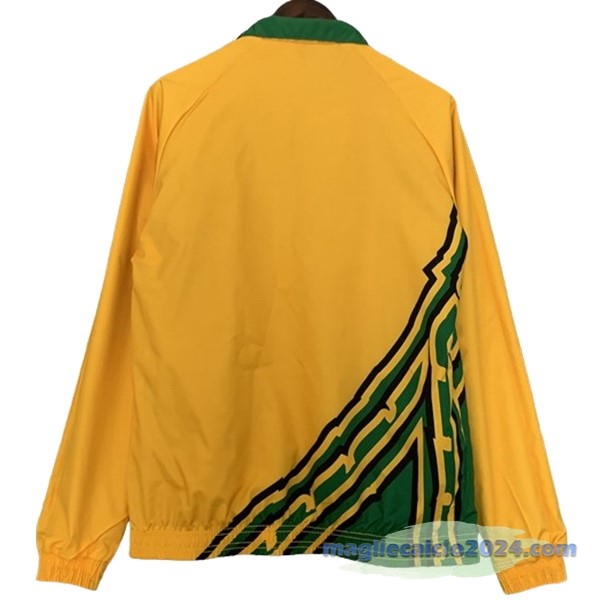 Giacca a vento Jamaica 2024 Verde Giallo Poco Prezzo