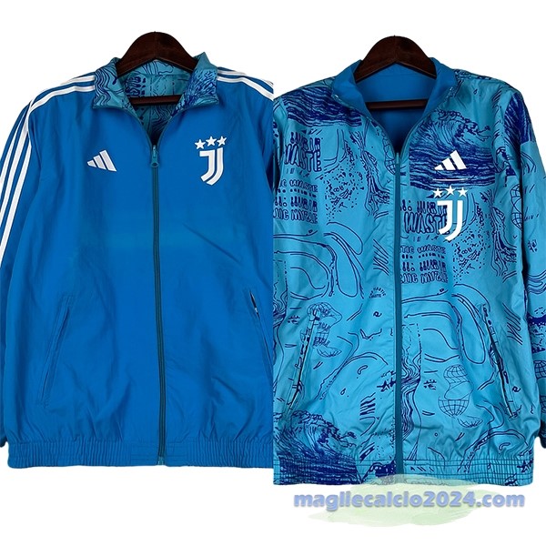 Giacca a vento Juventus 2023 2024 Blu Poco Prezzo