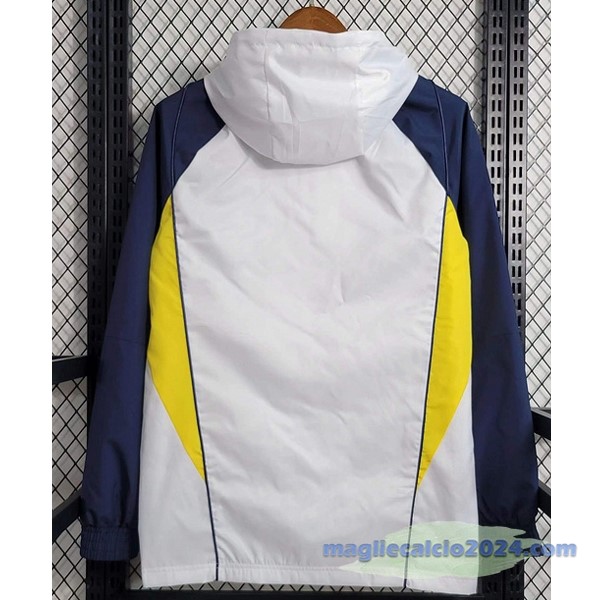 Giacca a vento Manchester United 2023 2024 Bianco Blu Giallo Poco Prezzo