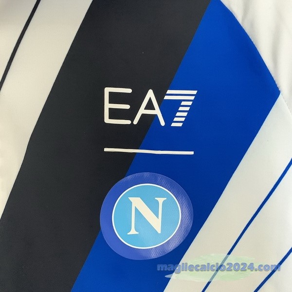 Giacca a vento Napoli 2023 2024 Blu Bianco Poco Prezzo