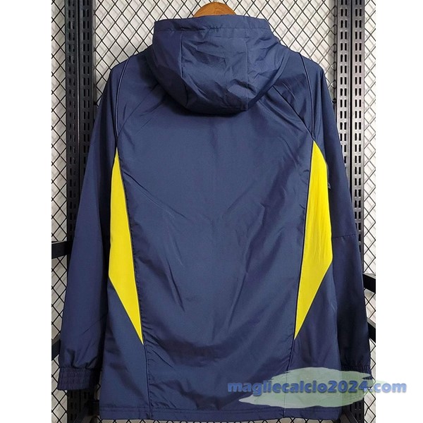 Giacca a vento Spagna 2023 Blu Navy Giallo Poco Prezzo