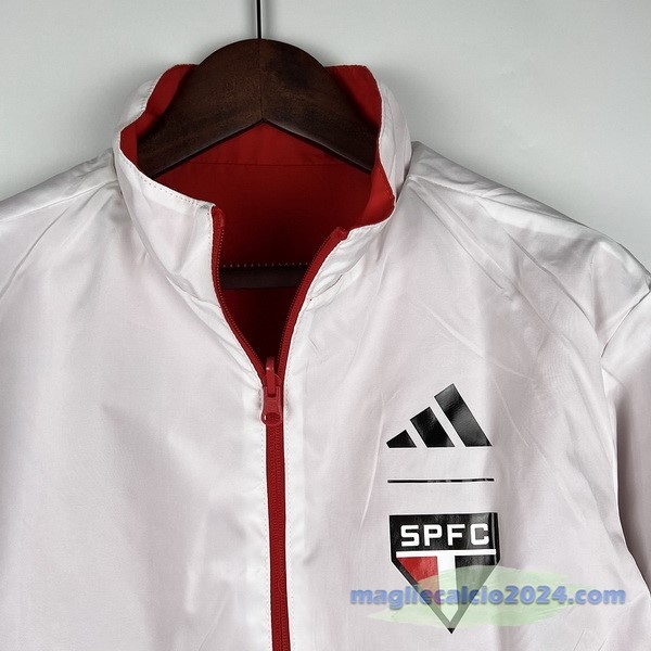 Giacca a vento São Paulo 2023 2024 Rosso Bianco Poco Prezzo