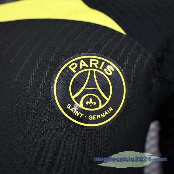 Giocatori Entrenamiento Paris Saint Germain 2023 2024 Nero Giallo Poco Prezzo