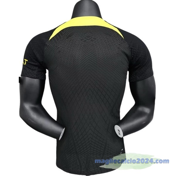 Giocatori Entrenamiento Paris Saint Germain 2023 2024 Nero Giallo Poco Prezzo