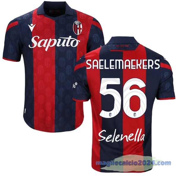 NO.56 SAELEMAEKERS Thailandia Prima Maglia Bologna 2023 2024 Rosso Poco Prezzo