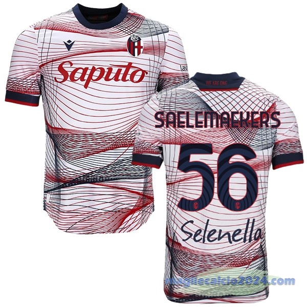 NO.56 SAELEMAEKERS Thailandia Terza Maglia Bologna 2023 2024 Bianco Poco Prezzo