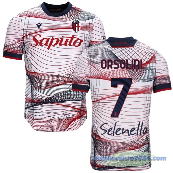 NO.7 ORSOLINI Thailandia Terza Maglia Bologna 2023 2024 Bianco Poco Prezzo