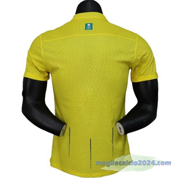 NO.7 Ronaldo Thailandia Prima Giocatori Maglia Al Nassr 2023 2024 Giallo Poco Prezzo