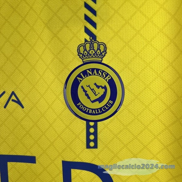 NO.7 Ronaldo Thailandia Prima Maglia Al Nassr 2023 2024 Giallo Poco Prezzo