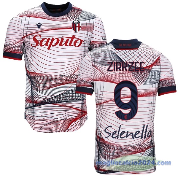NO.9 ZIRKZEE Thailandia Terza Maglia Bologna 2023 2024 Bianco Poco Prezzo