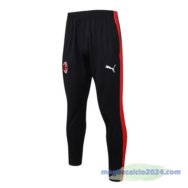 Pantaloni Deportivos AC Milan 2023 2024 Nero I Rosso Poco Prezzo