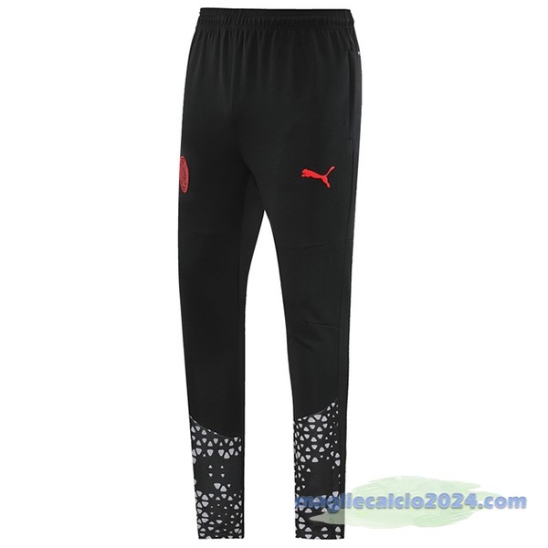 Pantaloni Deportivos AC Milan 2023 2024 Nero Rosso Grigio Poco Prezzo