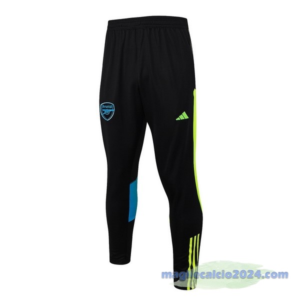 Pantaloni Deportivos Arsenal 2023 2024 Nero Blu Poco Prezzo
