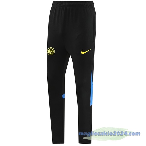 Pantaloni Deportivos Inter Milán 2023 2024 Nero Blu Poco Prezzo