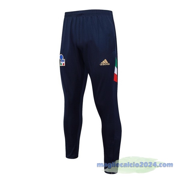 Pantaloni Deportivos Italia 2023 2024 Blu Navy Poco Prezzo