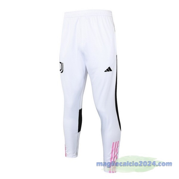 Pantaloni Deportivos Juventus 2023 2024 Bianco Rosa Poco Prezzo
