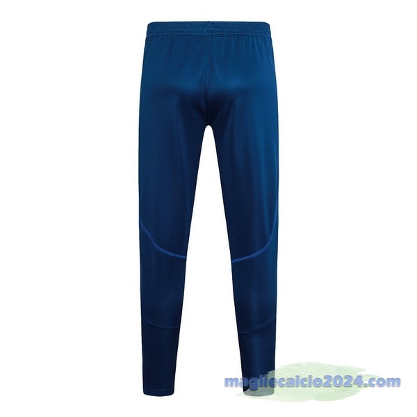 Pantaloni Deportivos Manchester United 2023 2024 Blu Bianco Poco Prezzo