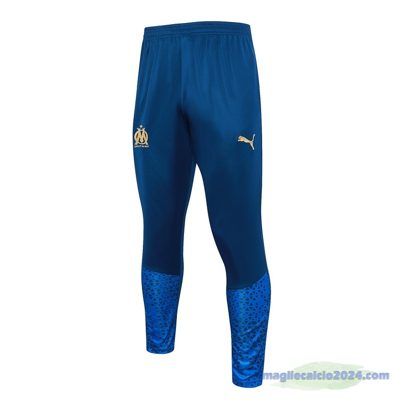 Pantaloni Deportivos Marsella 2023 2024 Blu Poco Prezzo