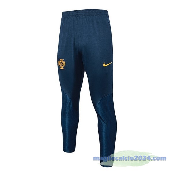 Pantaloni Deportivos Portogallo 2023 2024 Blu Navy Poco Prezzo
