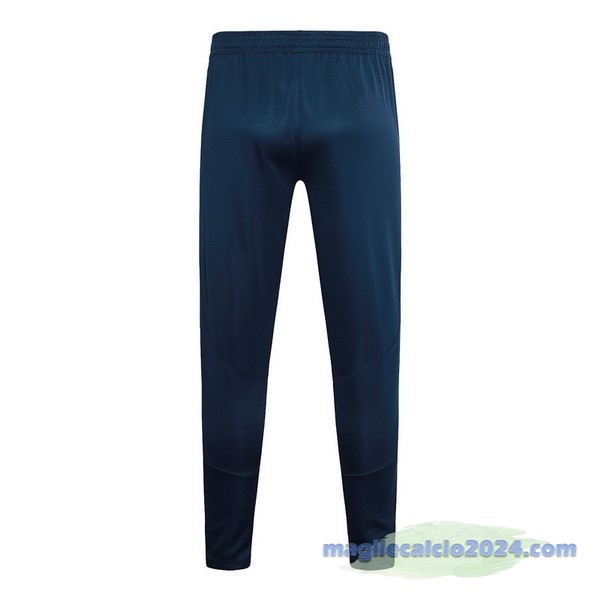 Pantaloni Deportivos Real Madrid 2023 2024 Blu Navy Bianco Poco Prezzo
