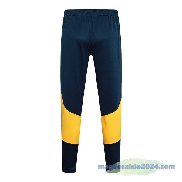 Pantaloni Deportivos Real Madrid 2023 2024 Blu Navy Giallo Poco Prezzo