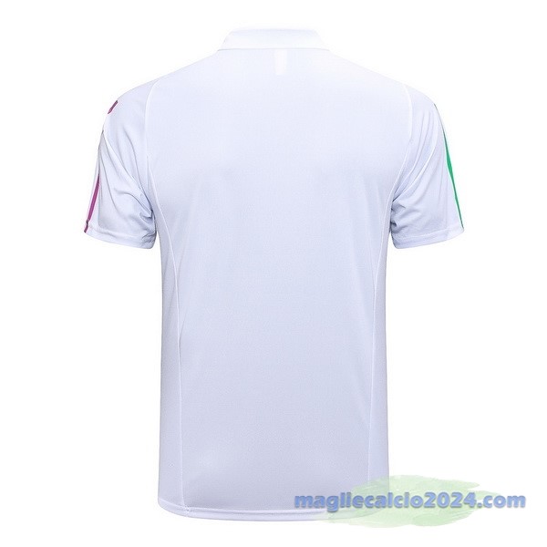 Polo Bayern Múnich 2023 2024 Bianco Purpureo Poco Prezzo
