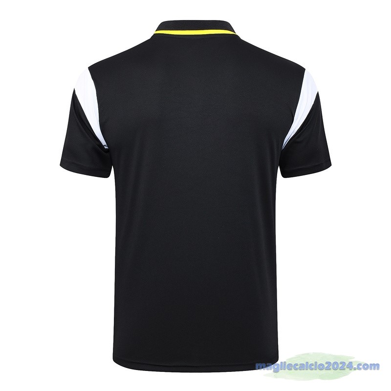 Polo Borussia Dortmund 2023 2024 Nero Giallo Poco Prezzo