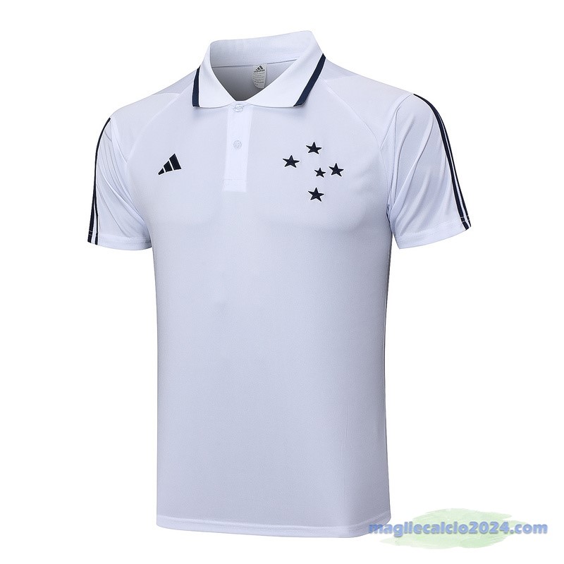 Polo Cruzeiro 2023 2024 Bianco Poco Prezzo