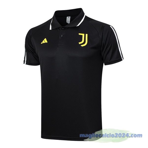 Polo Juventus 2023 2024 Nero Giallo Poco Prezzo