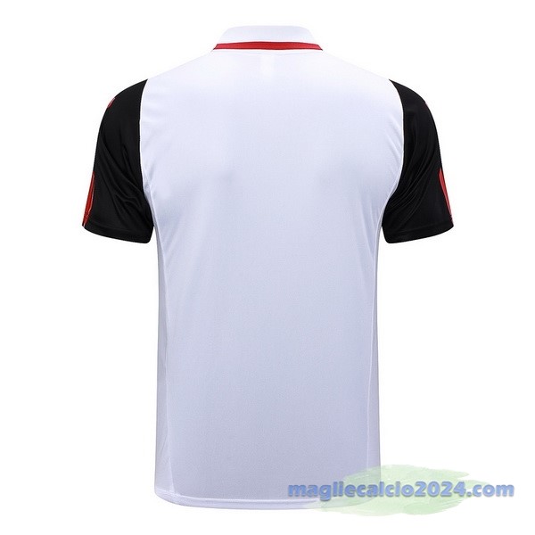 Polo Manchester United 2023 2024 Bianco Nero Rosso Poco Prezzo