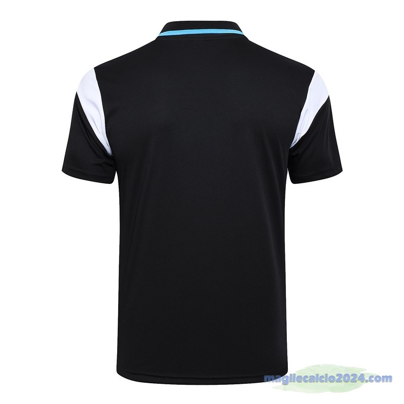 Polo Marsella 2023 2024 Blu Navy Bianco Poco Prezzo