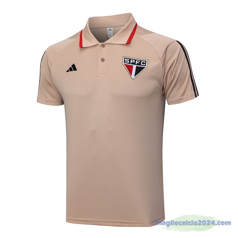 Polo São Paulo 2023 2024 Giallo Arancione Poco Prezzo