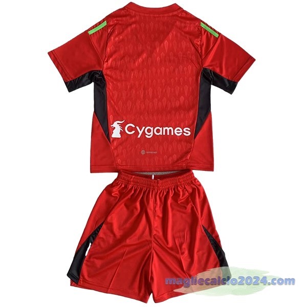 Portiere Conjunto De Bambino Juventus 2023 2024 Rosso Poco Prezzo