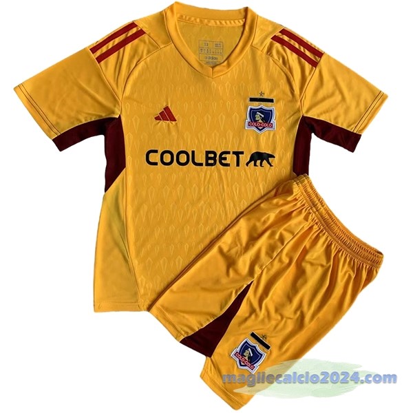 Portiere Conjunto De Uomo Colo Colo 2023 2024 Giallo Poco Prezzo