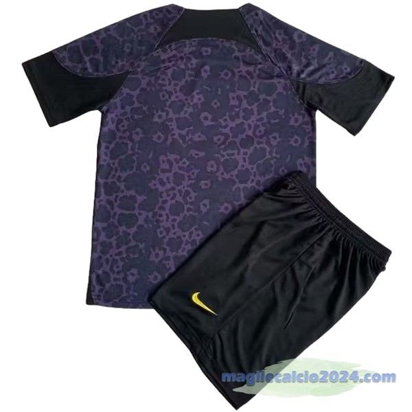 Portiere Conjunto De Uomo Germania 2023 Purpureo Nero Poco Prezzo