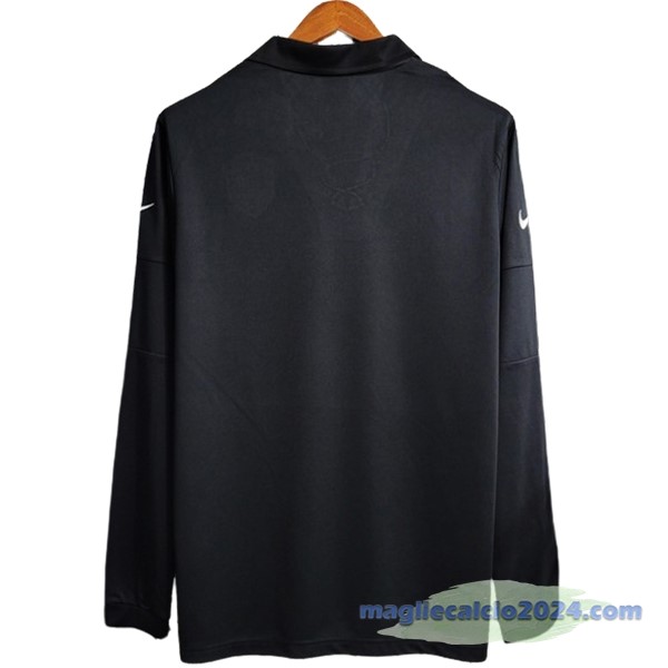 Portiere Manica lunga Brasile Retro 2004 Nero Poco Prezzo