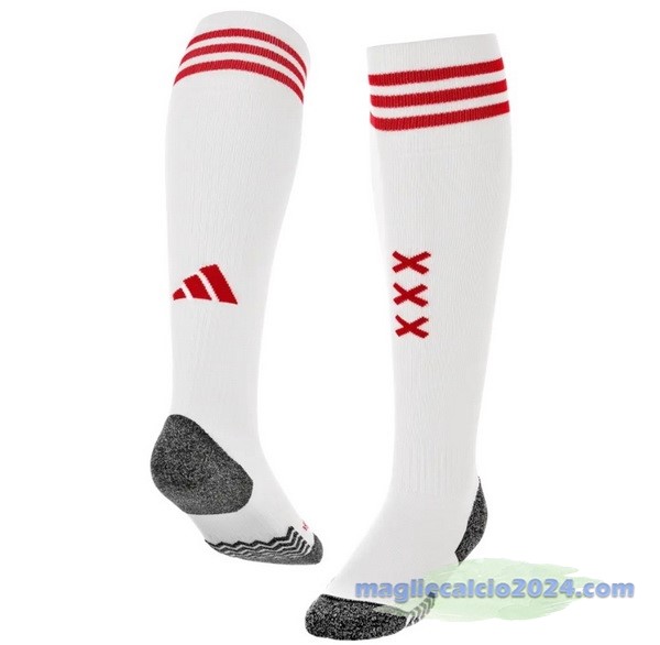 Prima Calzettoni Ajax 2023 2024 Bianco Poco Prezzo