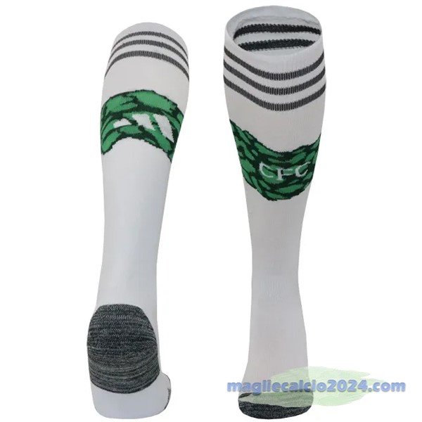 Prima Calzettoni Celtic 2023 2024 Bianco Poco Prezzo