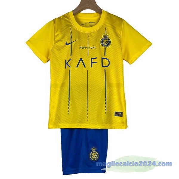 Prima Conjunto De Bambino Al Nassr 2023 2024 Giallo Poco Prezzo