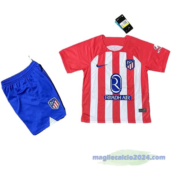 Prima Conjunto De Bambino Atlético Madrid 2023 2024 Rosso Poco Prezzo