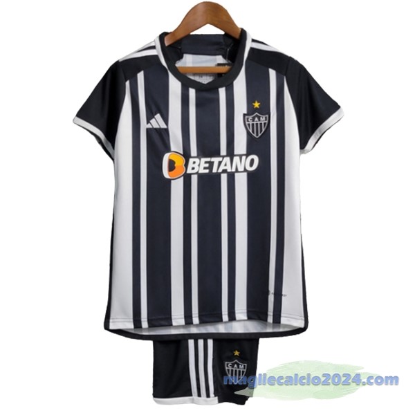 Prima Conjunto De Bambino Atlético Mineiro 2023 2024 Nero Poco Prezzo