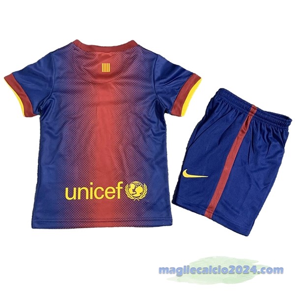 Prima Conjunto De Bambino Barcelona Retro 2012 2013 Rosso Blu Poco Prezzo