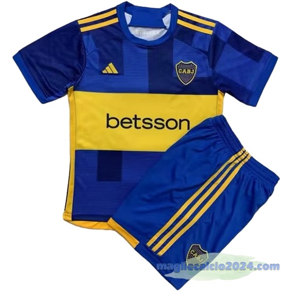 Prima Conjunto De Bambino Boca Juniors 2023 2024 Blu Poco Prezzo