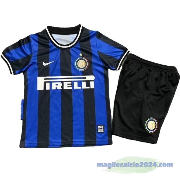 Prima Conjunto De Bambino Inter Milán Retro 2009 2010 Blu Poco Prezzo