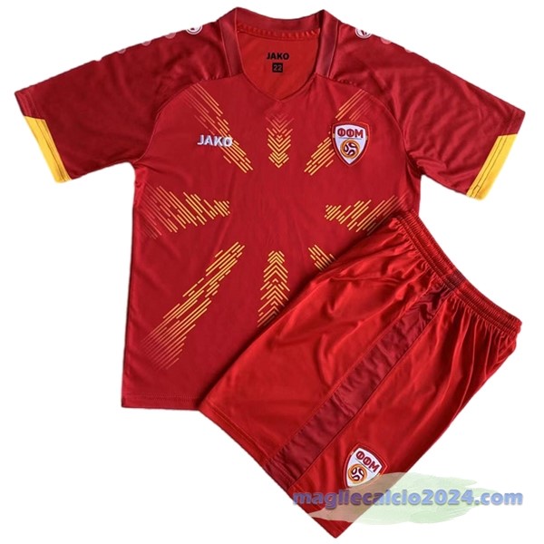 Prima Conjunto De Bambino Macedonia del Nord 2023 Rosso Poco Prezzo
