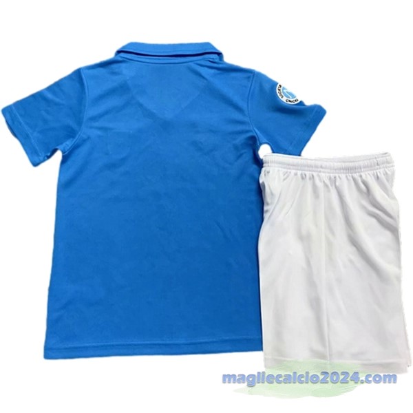 Prima Conjunto De Bambino Napoli Retro 1988 1987 Blu Poco Prezzo