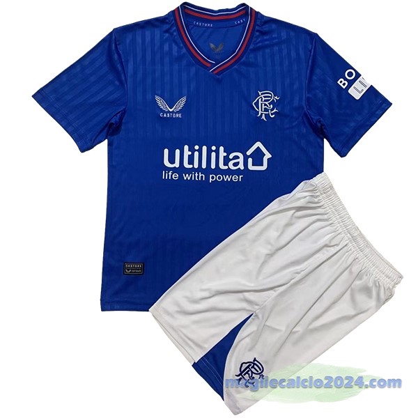 Prima Conjunto De Bambino Rangers 2023 2024 Blu Poco Prezzo
