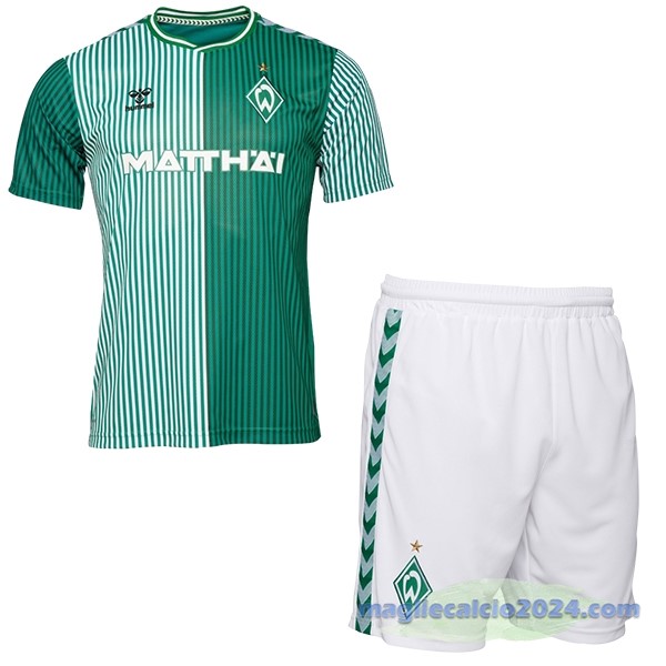 Prima Conjunto De Bambino Werder Bremen 2023 2024 Verde Poco Prezzo